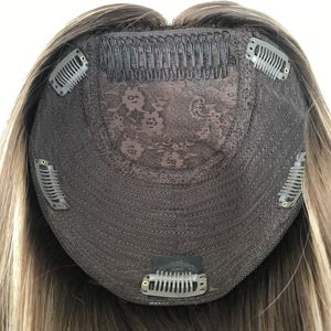 Perruque Topper Juive en Cheveux Humains Bruts Européens de Couleur Naturelle, Certifiée Casher, avec Soie, Prix Usine Réduit - Product Image 5
