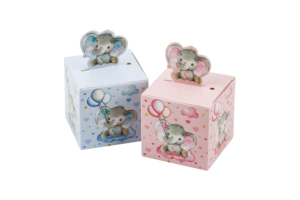Éléphant mignon Design Baby Shower Petites Boîtes De Papier De Bonbons Faveur De Fête D'anniversaire Pour Enfants Cadeau Chocolat Emballage Boîtes De Papier - Product Image 3