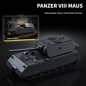 12GO97021 Rompebloques de Construcción de Modelo Militar del Destructor Ferdinand de la Segunda Guerra Mundial, Juguete de Bloques de Construcción para Ensamblar - Product Image 6