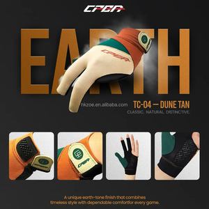 Guantes de Billar CPBA de Alta Calidad para Mano Izquierda XS/S/M/L/XL, Diseño Colorido, Equipo de Billar de Buena Calidad para Deportes - Product Image 2
