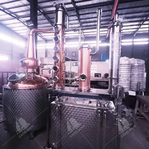 Scottich Whiskey Distillery Equipment 600 L Vodka Wine Alembic Distiller Professional Factory production Still