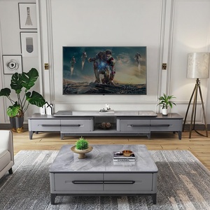 Moderner Marmor-Couch tisch mit <span class=keywords><strong>TV</strong></span>-Ständer und Tisch für zeitgenössische Wohnkultur - Product Image 2