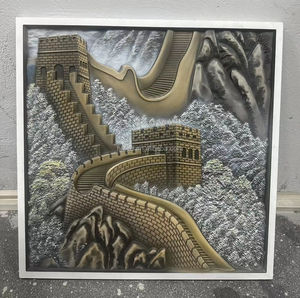 文化パターン金属壁アートアジアヨーロッパアフリカデザインアルミパネル壁装飾博物館文化センター展 - Product Image 1