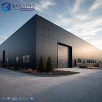 Edificio Prefabricado de Estructura de Acero Ligero Galvanizado, Almacén Industrial Refrigerado para Exportación