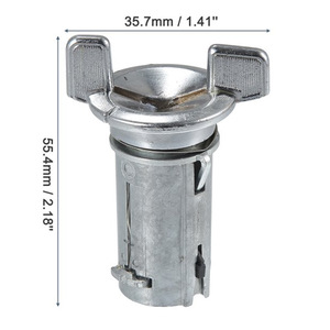 Ignition Switch <b>Key</b> <b>Lock</b> Cylindrical 190424082 Zinc Plated Iron 2 <b>Keys</b> for Buick Cadillac Chevrolet GMC - Product Image 3