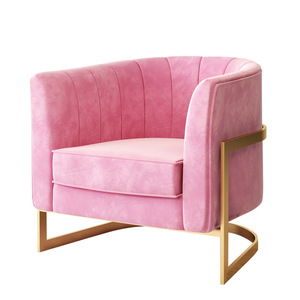 Vendite calde di lusso in metallo <span class=keywords><strong>divano</strong></span> in velluto moderno per il tempo libero singolo <span class=keywords><strong>divano</strong></span> sedia Design in tessuto <span class=keywords><strong>set</strong></span> di <span class=keywords><strong>poltrone</strong></span> per soggiorno mobili - Product Image 4