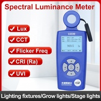 Testeur d'illumination spectrale LS330 CRI Ra CCT SDCM UVI UV Index Lux, luxmètre numérique 0-1000000 Lx/Fc, luxmètre de lumière