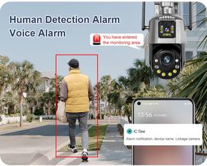 رؤية 36X عدسة مزدوجة شاشة مزدوجة لمسافات طويلة مراقبة لاسلكية CCTV الأمن واي فاي مشروع في الهواء الطلق - Product Image 5