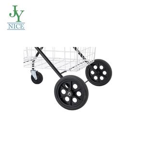 Carrito de Compras de <span class=keywords><strong>Metal</strong></span> Resistente y de Alta Calidad con Capacidad de Carga de 40 kg, con Ruedas y Estructura de Plataforma Plegable - Product Image 3