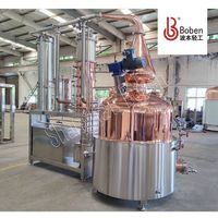 Boben 100L 200L 300L Équipement de distillation en cuivre, Machine à vin, Chaudière de distillation, Distillateur de liqueur, Alambic