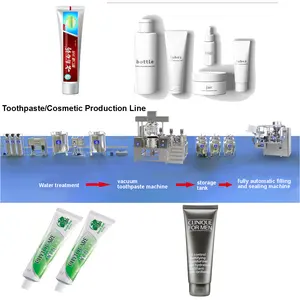 Toothpaste/Cosmetic Production Line Cosmetic Production Line Soap Detergent Hair Conditioner Mixing Equipment