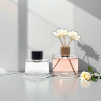 Fabrication de flacons diffuseurs de parfum en verre rond de 200 ml, 250 ml, 500 ml, flacon vide pour diffuseur de parfum, flacon de désodorisant pour voiture