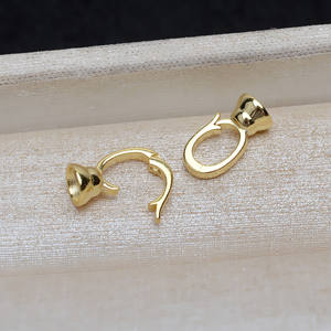 Hebilla en Forma de O de Plata S925, Hebilla Pequeña para Collar, Accesorio de Joyería Semiterminado para DIY - Product Image 3