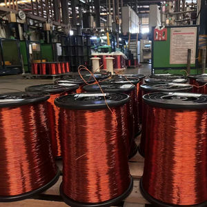 سلك نحاسي دائري مصقول AWG 11 13 14 18 20 23 24 25 26 27 28 35 مقياس SWG سلك لف مغناطيسي نحاسي - Product Image 2