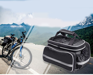 <span class=keywords><strong>Sacoche</strong></span> de Selle pour Vélo de Route et <span class=keywords><strong>VTT</strong></span>, Sacoches Latérales Doubles pour <span class=keywords><strong>Porte</strong></span>-Bagages Arrière, <span class=keywords><strong>Sacoche</strong></span> de Transport Arrière pour Vélo - Product Image 1