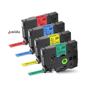 Amida Black on Red /Blue/ Yellow TZe-431 TZe-531 TZe-631 Label Tape Compatible <strong>Printer</strong> <strong>Ribbon</strong> - Product Image 1