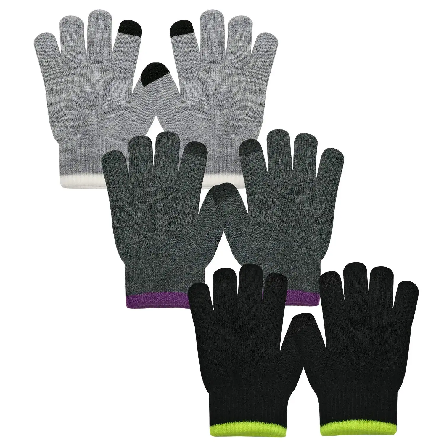 Высококачественные перчатки, волшебные теплые перчатки, удобные трикотажные перчатки с изображением белки из мультфильма