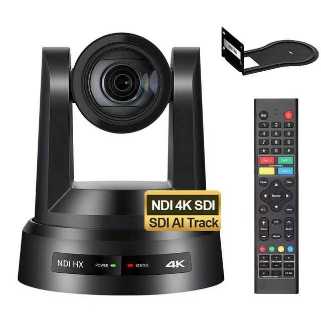 USD552 Free Ship J30N NDI HX SDI 4K 30X Optical Zoom PTZ Broadcast Camera AI track  Live Streaming Conference Camera