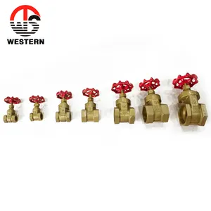 In Stock Fast Delivery Forged Brass Foundry Iron Hand Wheel Gate Valve 2 Inch For Water System