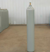 Cilindro de Helio Industrial de Alta Pureza de 20L, Sin Costuras, de Alta Calidad, para Maquinaria Industrial de Precisión