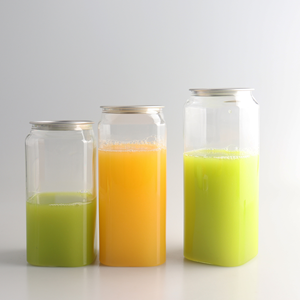 กระป๋องพลาสติกใสขนาด250มล. 330มล. 500มล. 650มล. เปิดง่ายกระป๋องพลาสติกน้ำอัดลมเครื่องดื่มโซดา - Product Image 2