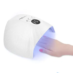 Nailgirls taşınabilir çift LED UV kür lambası 75W çabuk kuru UV işık tırnak kurutucu manikür tırnak sanat makinesi için tüm jel lehçe