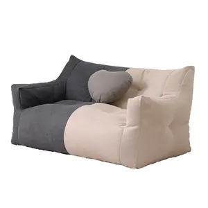 Caldo!!! Nuovo design lounger beanbag, sacco a pelo in pelle scamosciata, cuscino di grandi dimensioni