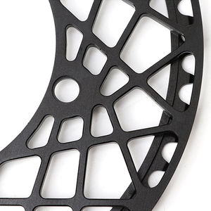 In Lega di alluminio LP singola ruota di bicicletta pieghevole anello della catena 56T 130BCD Nero/Rosso/Oro/parti di biciclette - Product Image 5