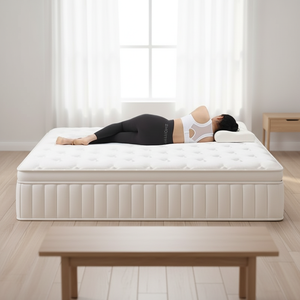 <span class=keywords><strong>ที่นอน</strong></span>ไฮบริดแบบอัดแน่นขนาดคิงควีน พร้อมพ็อกเก็ตสปริงและเมมโมรี่โฟม ดีไซน์ทันสมัยสำหรับห้องนอน เฟอร์นิเจอร์บ้าน - Product Image 1