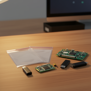 Sacchetti sigillabili trasparenti Ilan 8x15 cm per la conservazione di dispositivi elettronici - Product Image 2