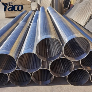Tubo de malla Johnson de alambre en cuña envuelto a medida de fábrica, resistente a la corrosión, para <span class=keywords><strong>control</strong></span> de arena en perforación de pozos de petróleo y agua - Product Image 4