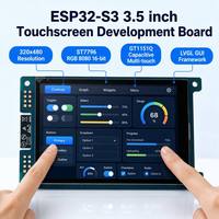 ESP32-S3 IoT-Entwicklungsboard 3,5 Zoll TFT LCD Kapazitives Touch-Display ST7796 RGB HMI Kundenspezifische ODM PCBA