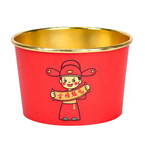 Vasos de papel desechables, extra gruesos, con aislamiento térmico, para banquete de graduación, uso de bebidas calientes, forma cilíndrica, 100 Uds. - Product Image 2