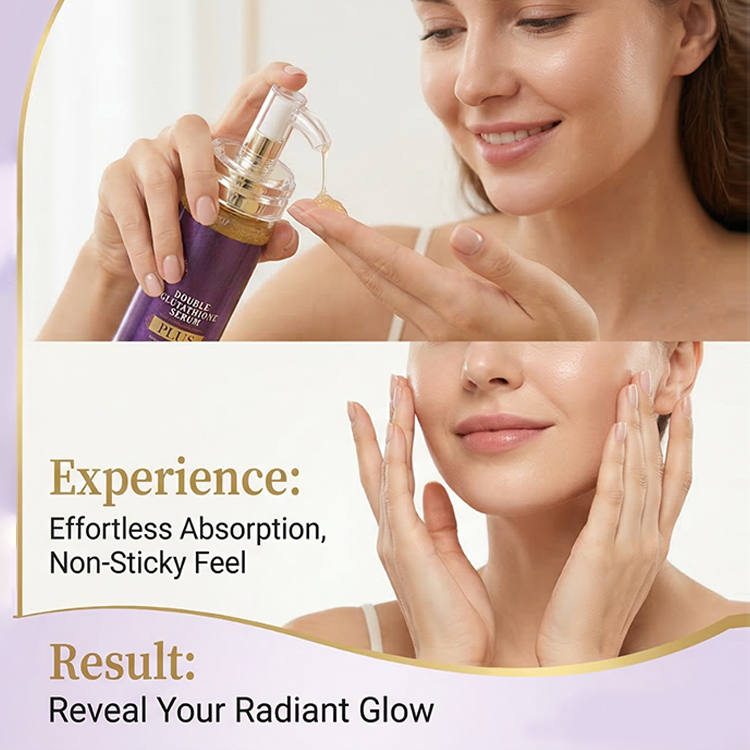Best-selling Glutathione Serum 100 ml Spot-Reducing Moisturizing Whitening Brightening & Shrink Pores Facial Care Private Labels