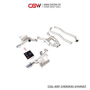 Qualità affidabile Di trasporto libero 2 Anni di Garanzia Suono Di Scarico Punta Del Silenziatore per Jeep Cherokee 3.0T 3.0 3.6 Valvola di Catback - Product Image 6