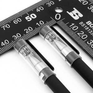 Material de Oficina y Escolar, Bolígrafo Simple Clásico Negro 0.38, Muestras Gratis, Bolígrafo de Gel - Product Image 4