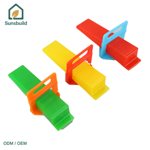 Système de nivellement de carreaux de couleur personnalisée, clips auto-nivelants en matériau PP et cales réutilisables pour une pose parfaite des carreaux de céramique - Product Image 2