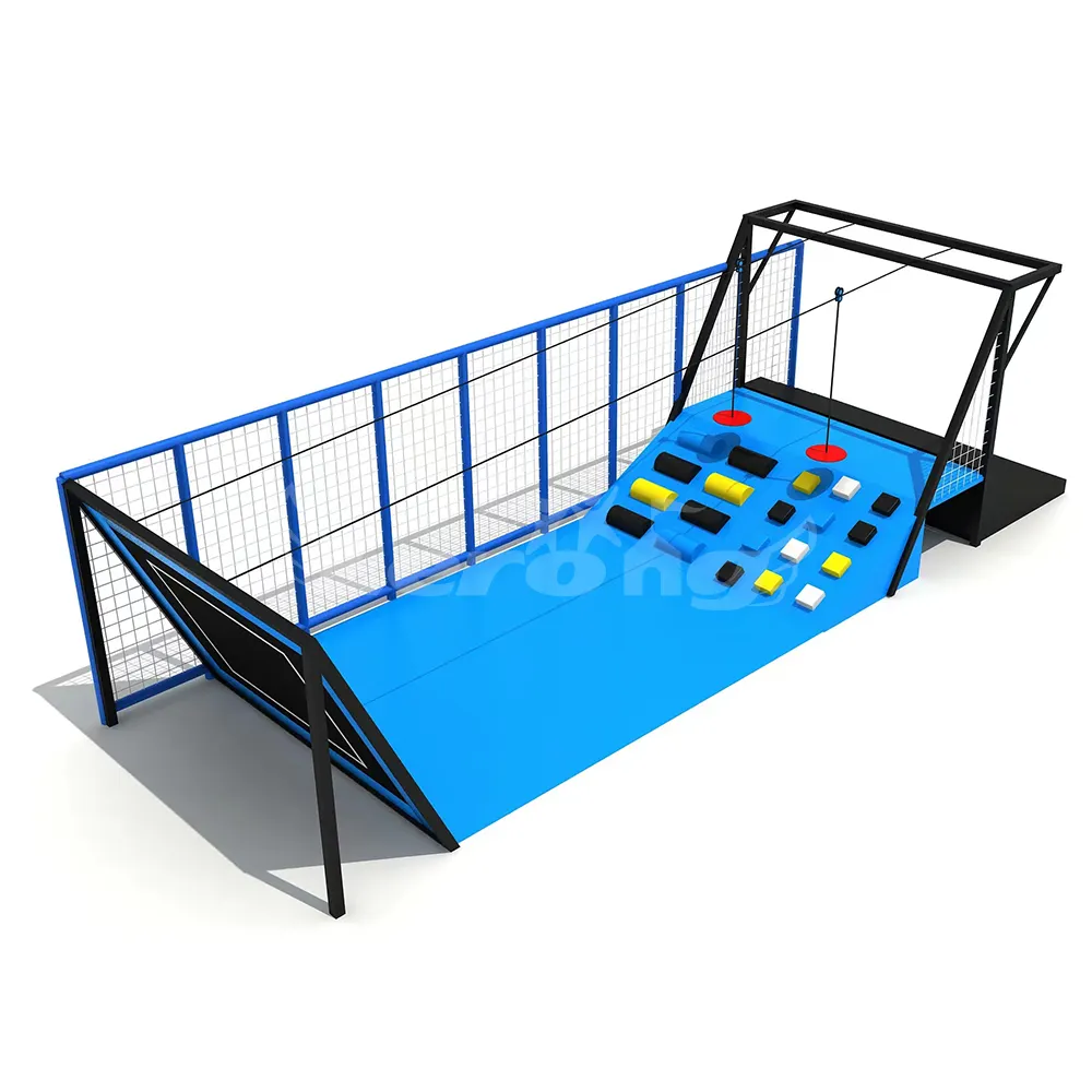 Parco di divertimenti per bambini popolare parco giochi al coperto per bambini con linea di Zip per bambini avventura in fune metallica per adulti