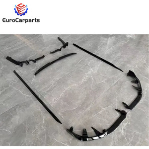 2024 + 5 série 5 S G60 mise à niveau MP Style PP Facelift Kit Kit carrosserie lèvre avant jupes latérales diffuseur arrière aile arrière pour G60 Kit carrosserie - Product Image 3