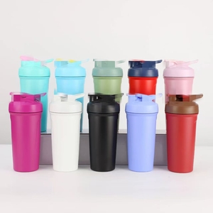Gourde isotherme 304 pour protéines et café, 710 ml, portable, pour sports <span class=keywords><strong>de</strong></span> plein air, avec mélangeur, compatible porte-gobelet <span class=keywords><strong>de</strong></span> <span class=keywords><strong>voiture</strong></span> - Product Image 2