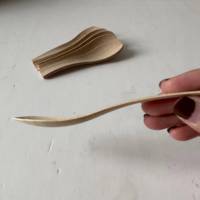 Ensemble de couverts jetables écologiques et durables en bambou (cuillères, fourchettes, couteaux) pour mariage et pique-nique