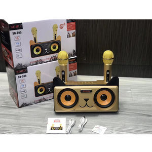 Nouveau style 2026 : Enceinte sans fil SD305 en forme de chat pour KTV à domicile avec deux microphones et audio BT4.2 - Product Image 5