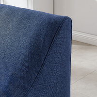 Canapé gonflable de loisirs bleu moderne avec matériau PVC écologique - Chaise longue pliante d'extérieur 93x66x78 cm à vendre