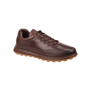 Chaussures décontractées sportives à lacets pour hommes 1154 en cuir véritable avec mousse à mémoire de forme, antidérapantes, confortables pour la marche en automne et en hiver - Product Image 1