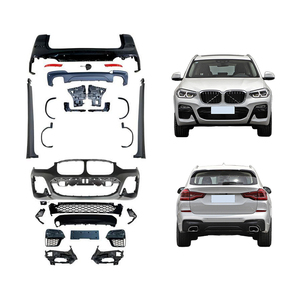 Kit Carrozzeria M-Tech per Modifica e Aggiornamento Auto 2018-2021, Paraurti Anteriore e Posteriore, Minigonne Laterali, Passaruota, Griglia, Adatto per <span class=keywords><strong>X3</strong></span> <span class=keywords><strong>G01</strong></span> - Product Image 1