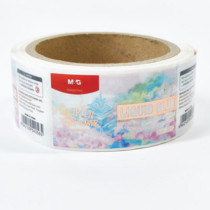 <span class=keywords><strong>Etiquetas</strong></span> Autoadhesivas Transparentes de PP Impresas Personalizadas, Pegatinas Impermeables <span class=keywords><strong>para</strong></span> Empaquetado de Artículos de Papelería, Bolígrafos y <span class=keywords><strong>Lápices</strong></span> - Product Image 1