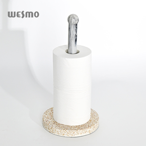 Porte-serviettes en résine <span class=keywords><strong>beige</strong></span> terrazzo moderne multifonctionnel, porte-papier <span class=keywords><strong>toilette</strong></span>, porte-mouchoirs <span class=keywords><strong>de</strong></span> cuisine - Product Image 1