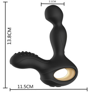10 Frequenz beheizter rotierender Silikon-Anal vibrator Drahtlose Fernbedienung Butt Plug Prostata-Massage gerät G-Punkt Vibrator Sexspielzeug - Product Image 2