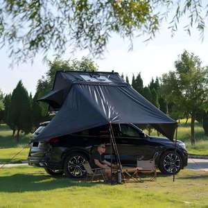 Tente de toit en aluminium à coque rigide imperméable pour 4 personnes, tente de <span class=keywords><strong>camping</strong></span> pour utilisation en extérieur sur voiture - Product Image 2