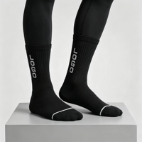 Chaussettes de sport de compression personnalisées pour la course à pied, avec coussinets, anti-ampoules, évacuation de l'humidité, pour la randonnée athlétique